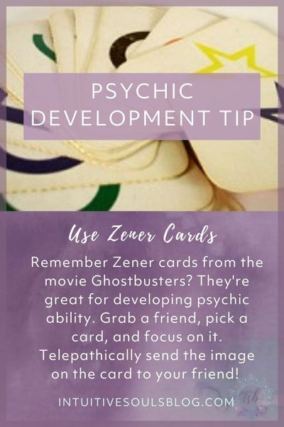 psychic development tip: use zener cards to increase intuition