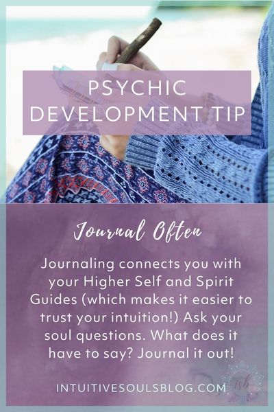 journal to connect with your Higher Self, Spirit Guides and intuition