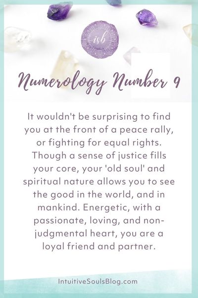 numerology number 9 personality