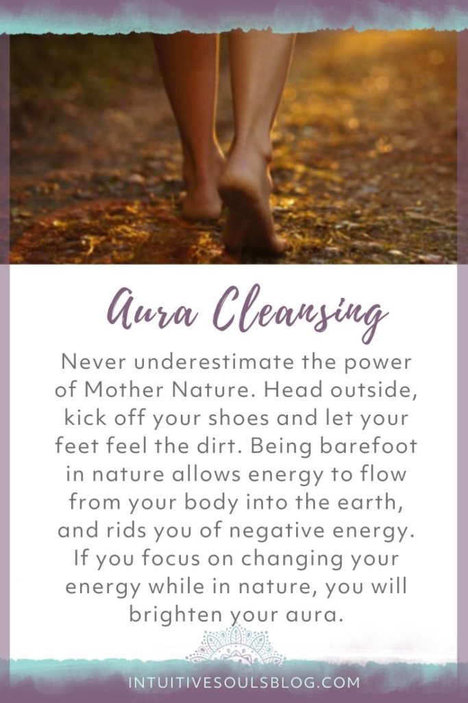 ground yourself to improve your aura