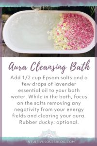 aura cleansing bath directions