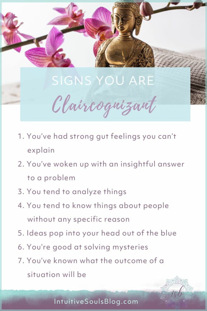 Signs you have claircognizant psychic ability