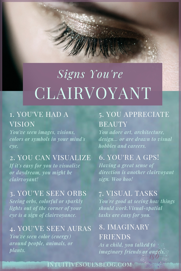 clairvoyant signs