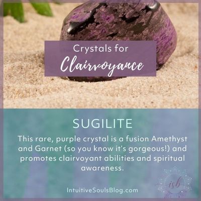 Sugilite for clairvoyance