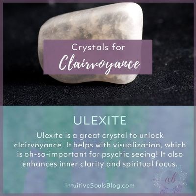 ulexite strengthens intuition and visions