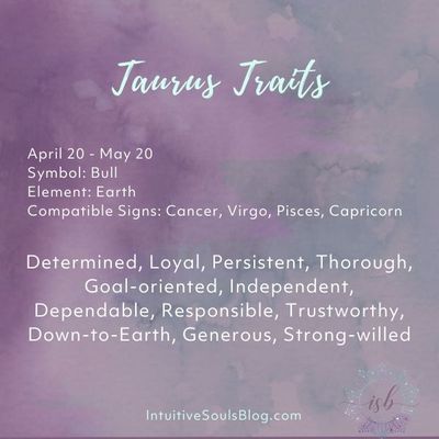 Taurus zodiac personality traits