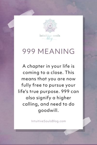 999 meaning