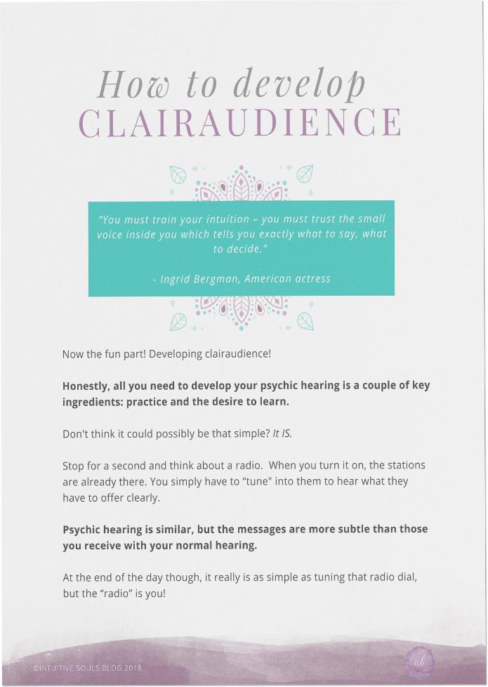 How to Develop Clairaudience